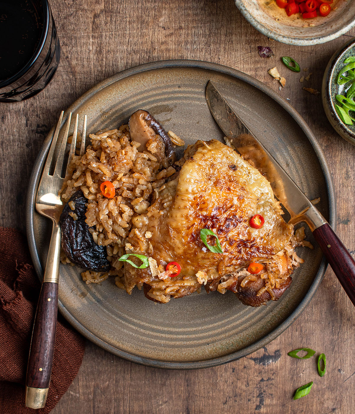 one pot lemongrass chicken and rice