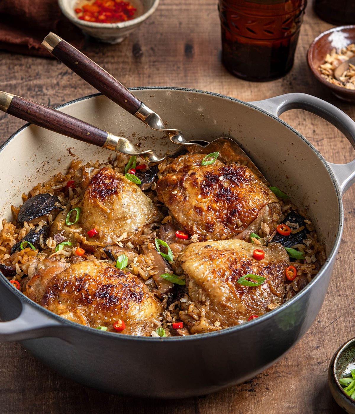 one pot lemongrass chicken and rice