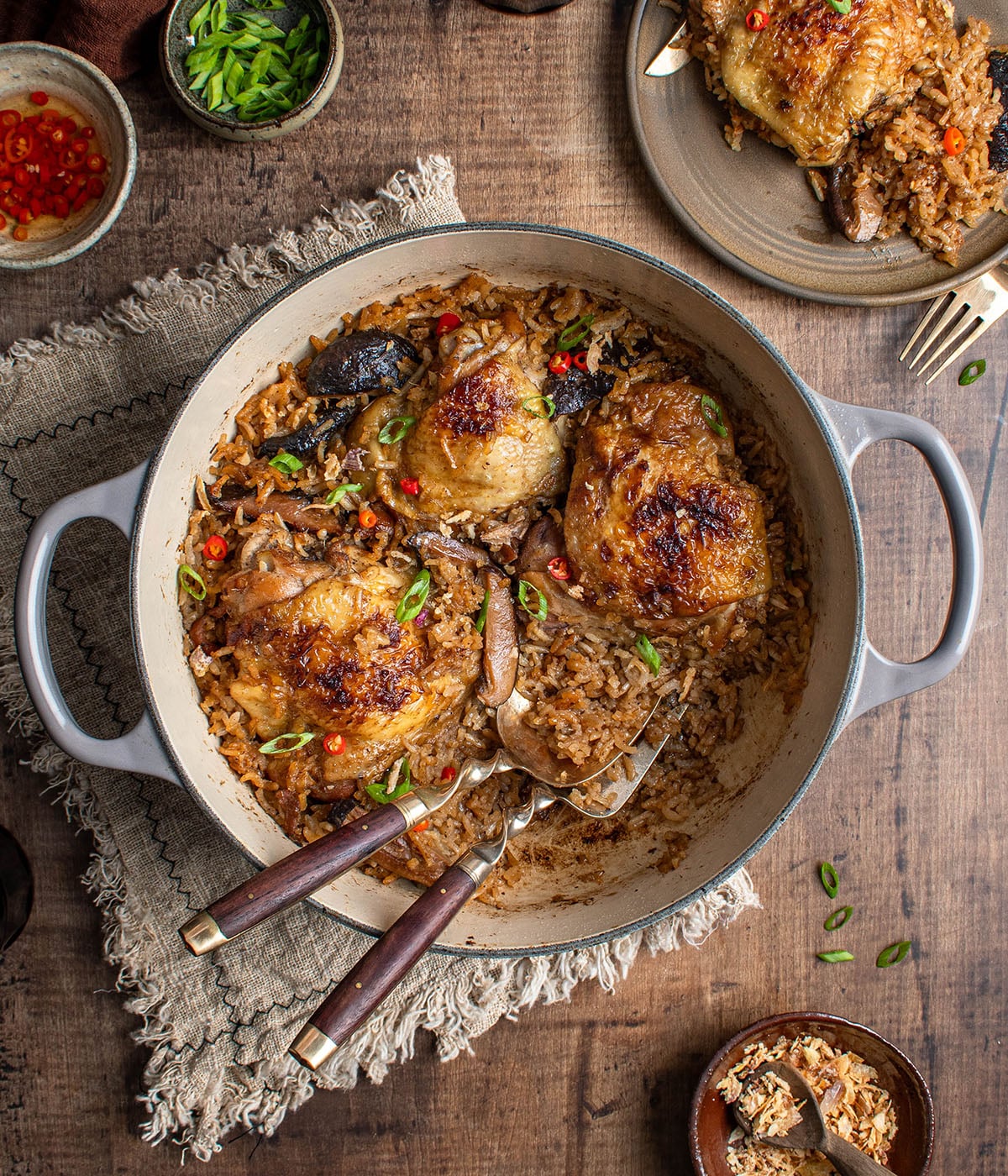 one pot lemongrass chicken and rice