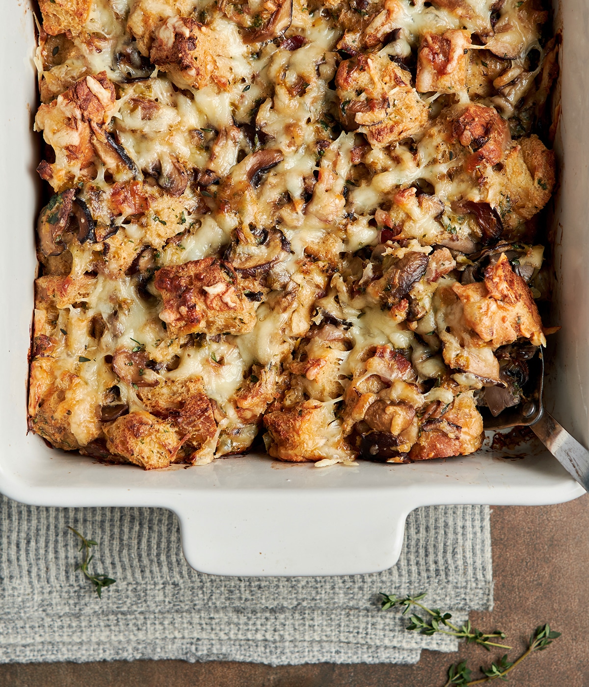 bacon mushroom and leek stuffing