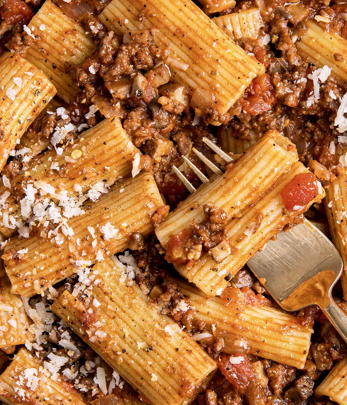 balsamic beef and mushroom ragu