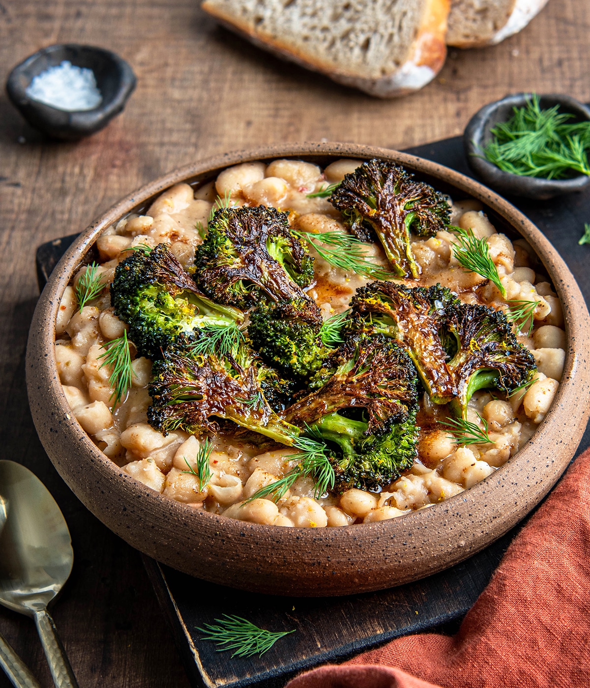 creamy brown butter white beans