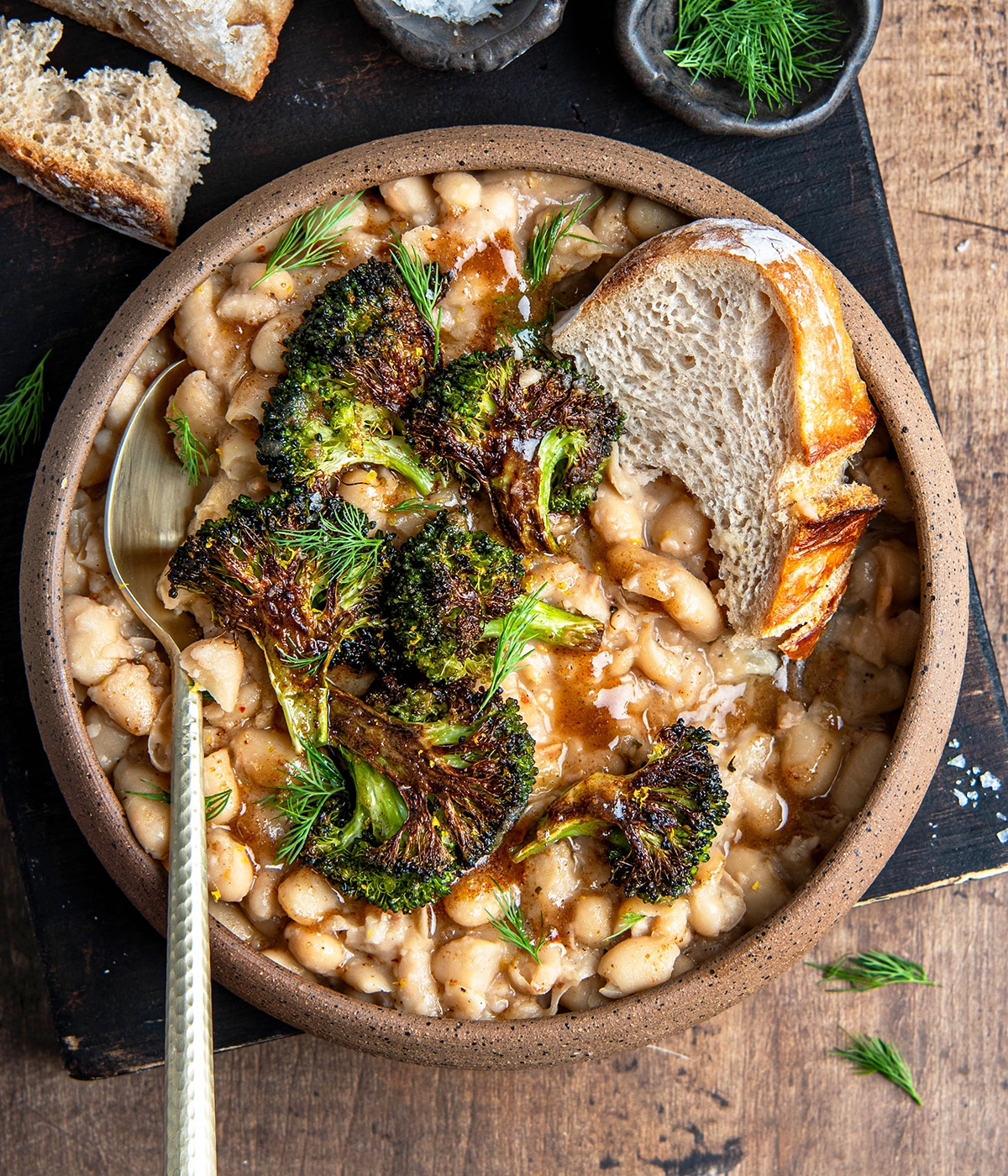 creamy brown butter white beans