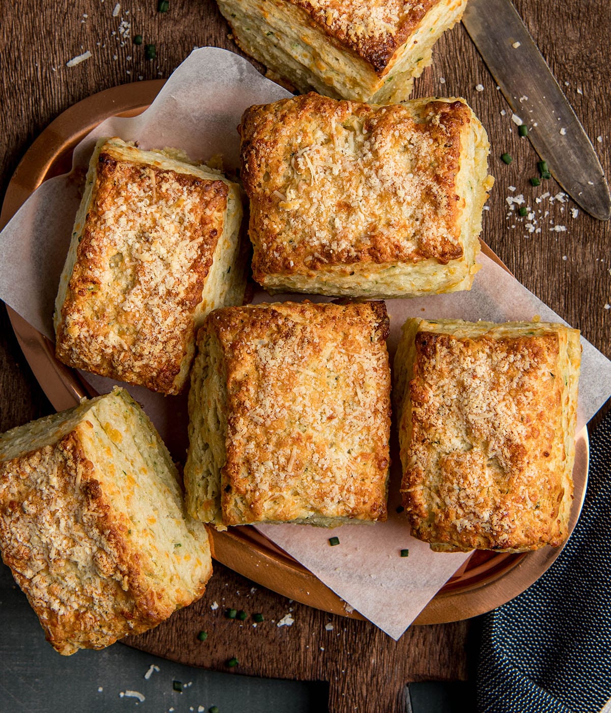 cheesy chive biscuits