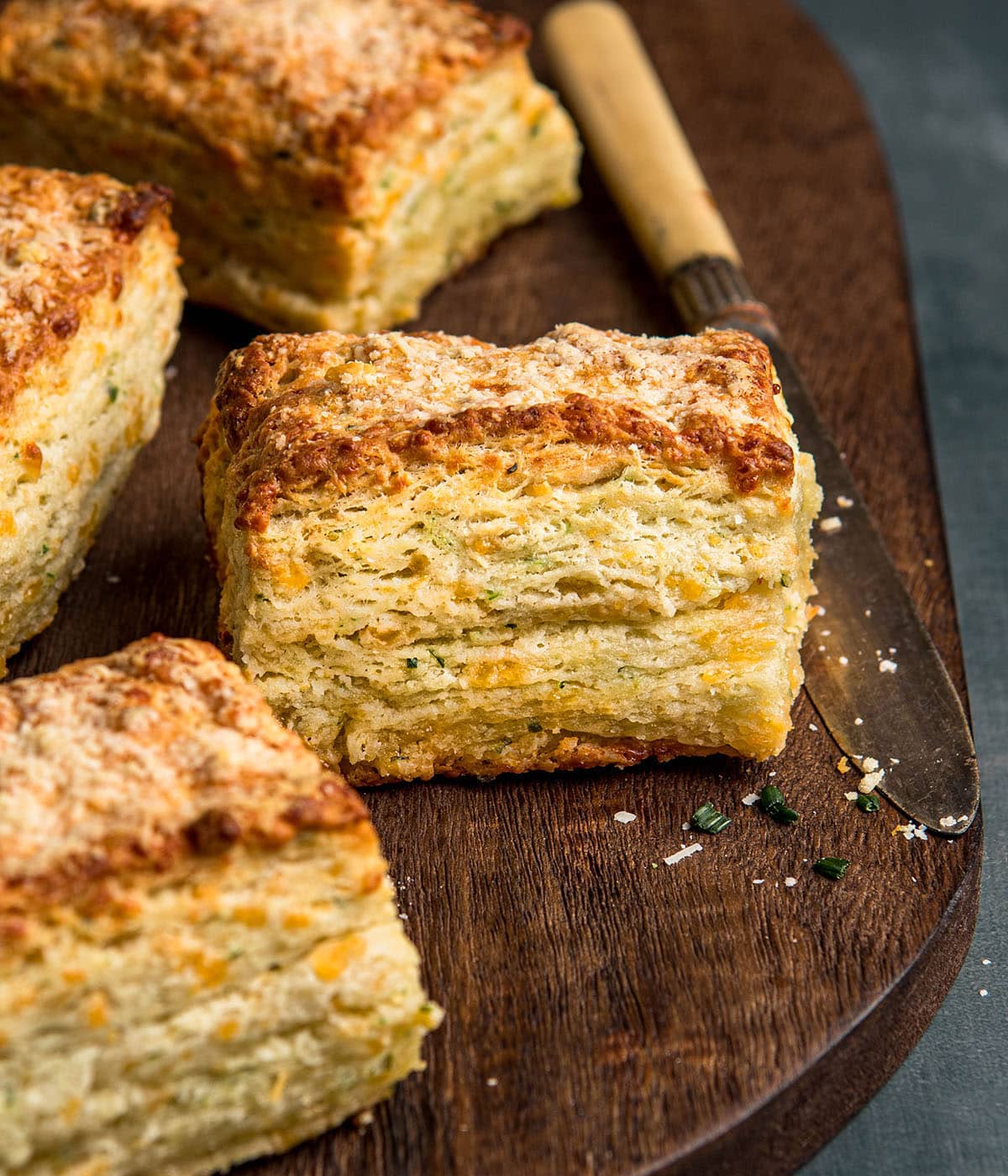 cheesy chive biscuits