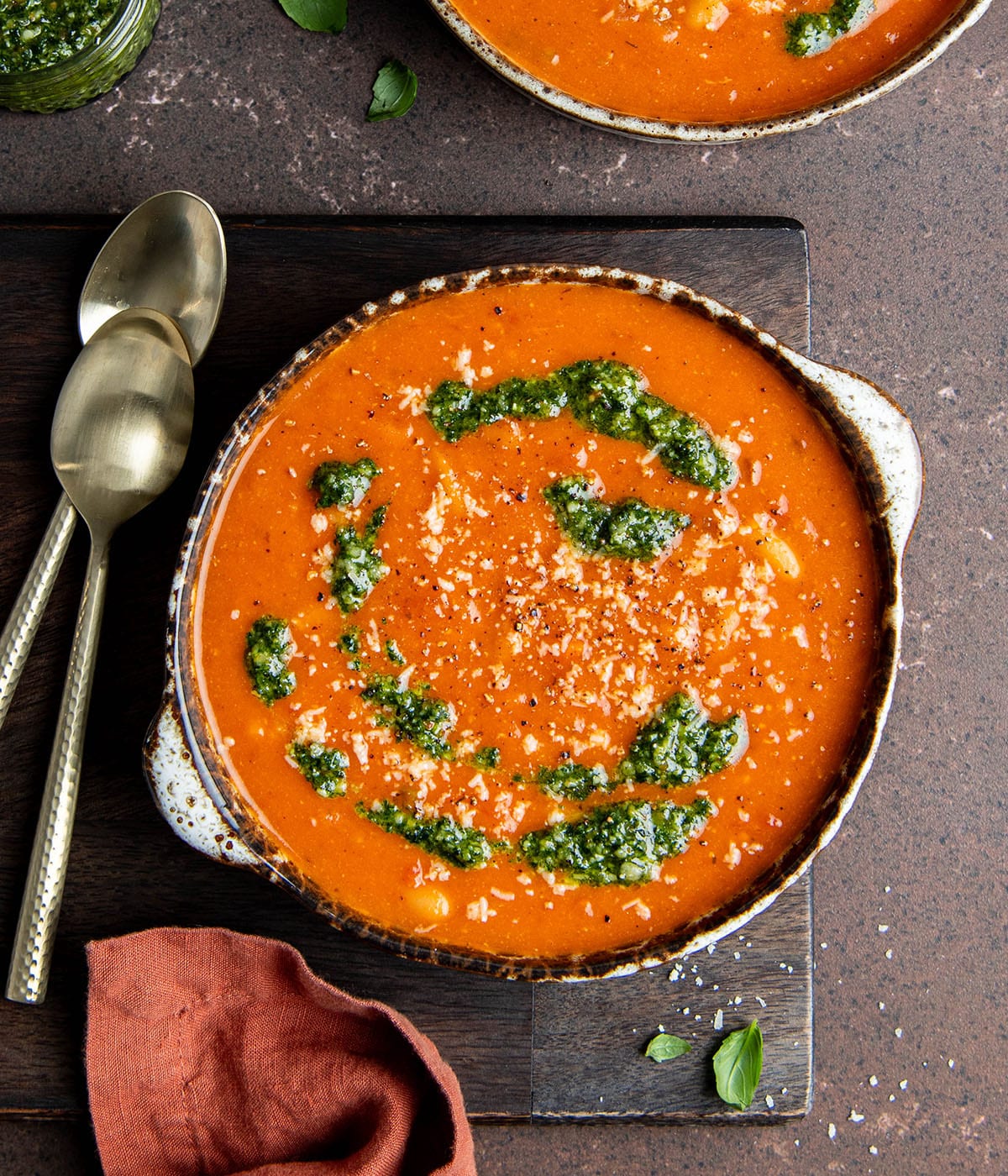 creamy white bean tomato soup