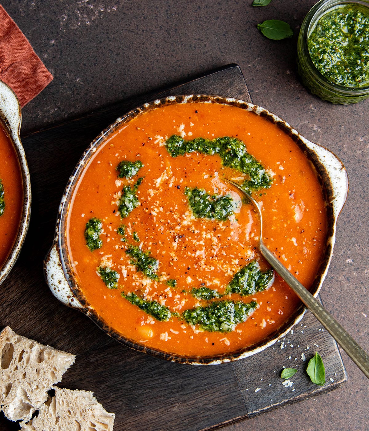 creamy white bean tomato soup