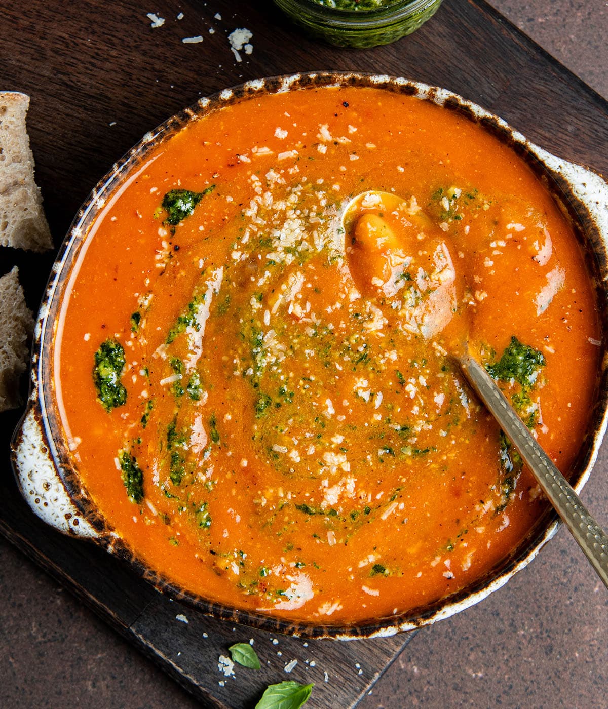 creamy white bean tomato soup