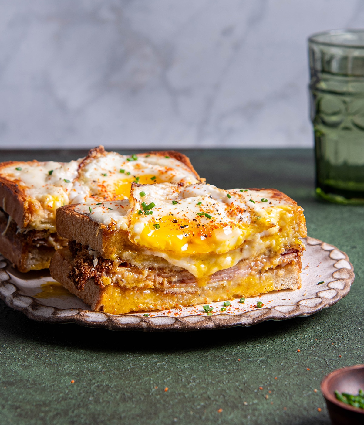 ham katsu croque madame