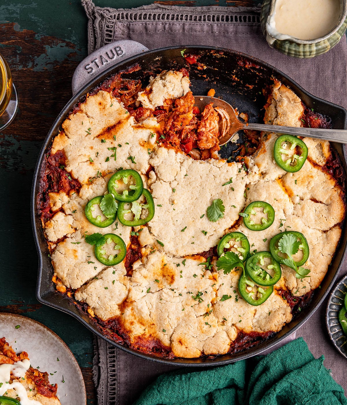 chicken tamale pie