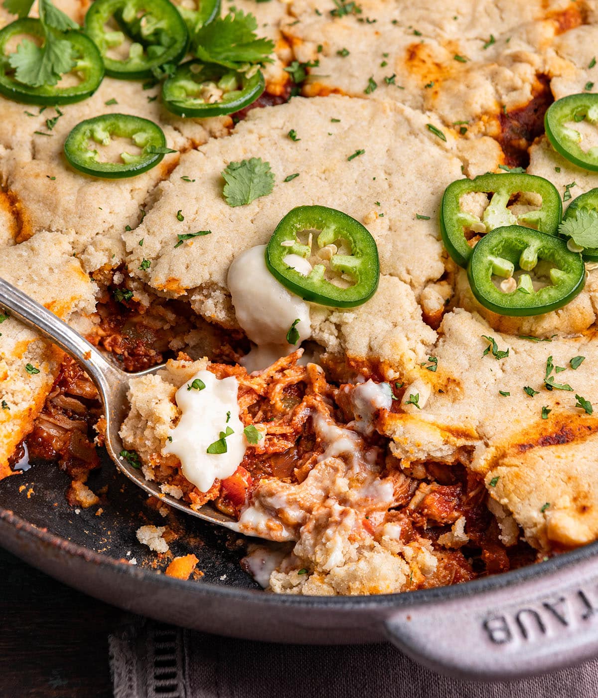 chicken tamale pie