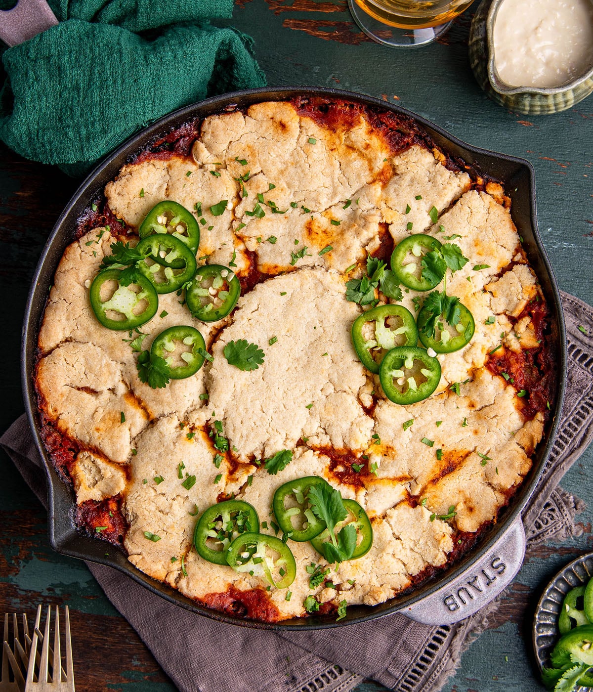 chicken tamale pie