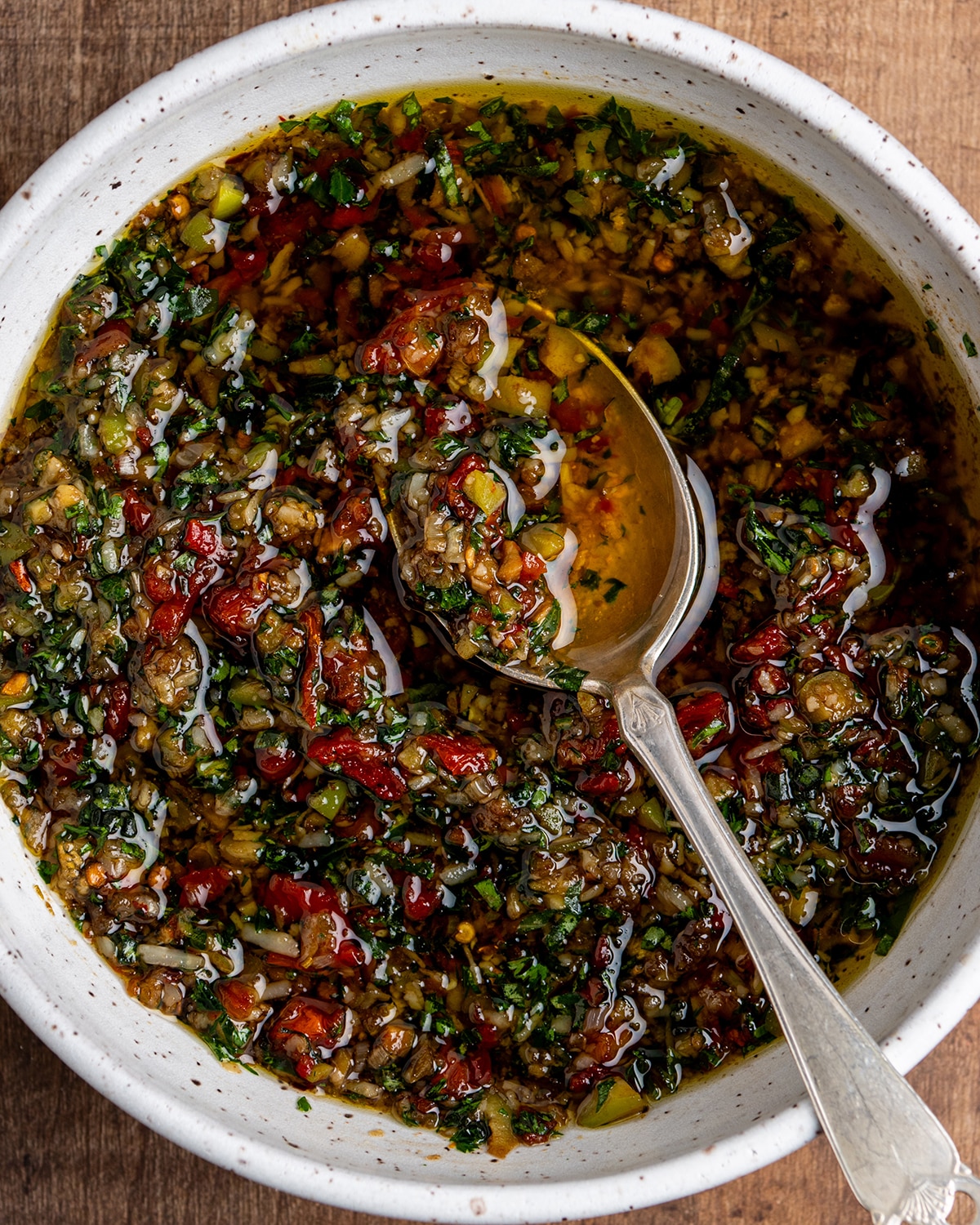 Sun-Dried Tomato Olive Oil Bread Dip